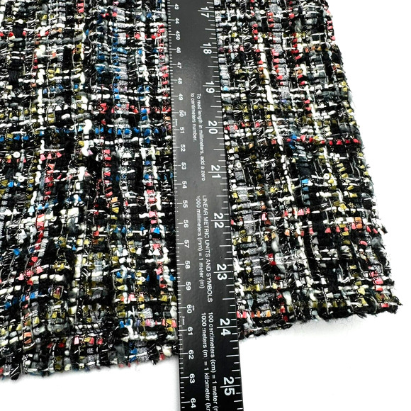 FRANCESCA'S NWT Mi Ami Women Medium Mini Dress Pink Black Metallic Sparkle Tweed - Picture 10 of 10